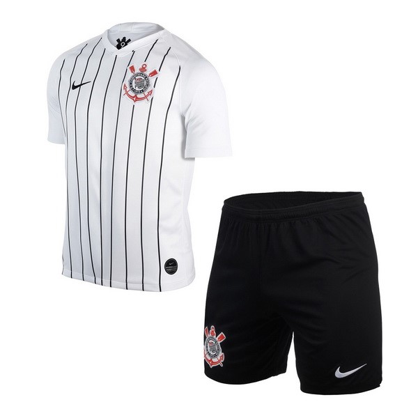 Trikot Corinthians Paulista Heim Kinder 2019-20 Weiß